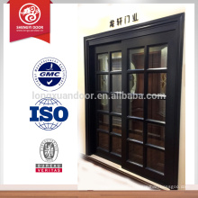 Wood frame sliding glass door for partition or balcony or other use